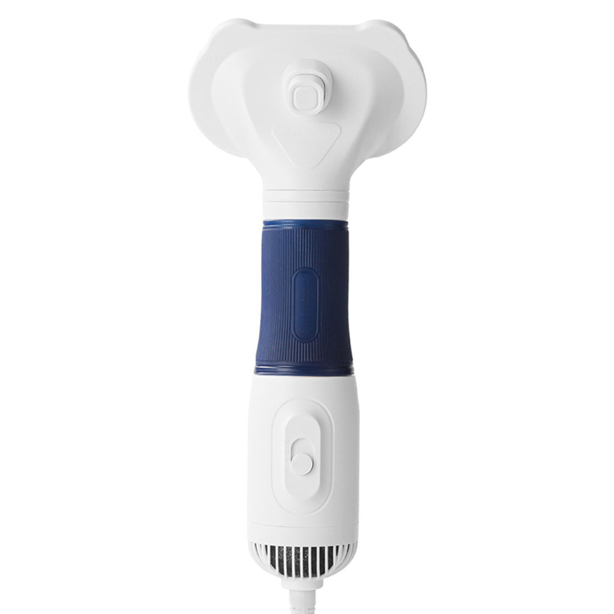 Pet Hair Dryer with Slicker Brush Low Noise 600W 3 Temperature Adjustable 3 in 1 Grooming Dog Blow Dryer for Cats Navy